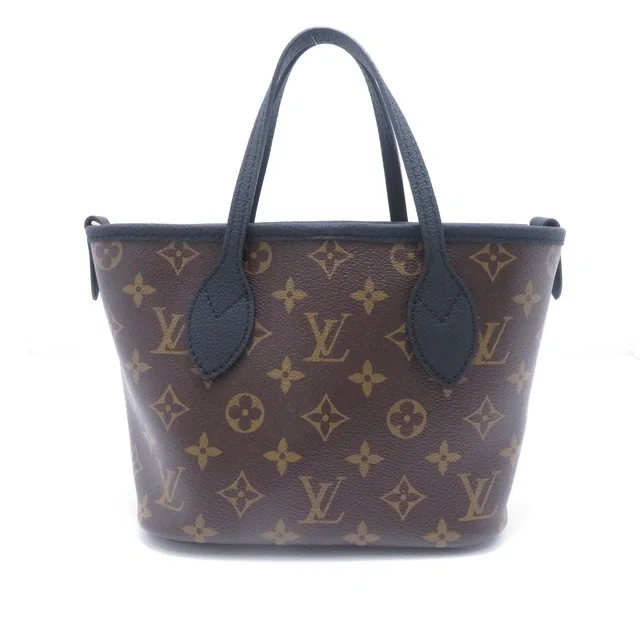 Louis Vuitton Neverfull Inside Out BB Monogram Black Handbag Canvas in Black Canvas from The Reluxe