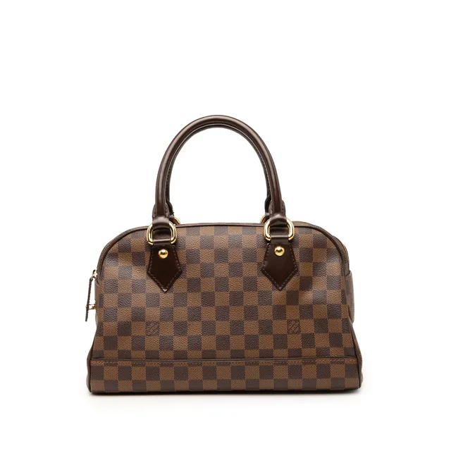 Brown Louis Vuitton Damier Ebene Duomo Handbag in Brown Canvas from Designer Revival, photo 1 of 1