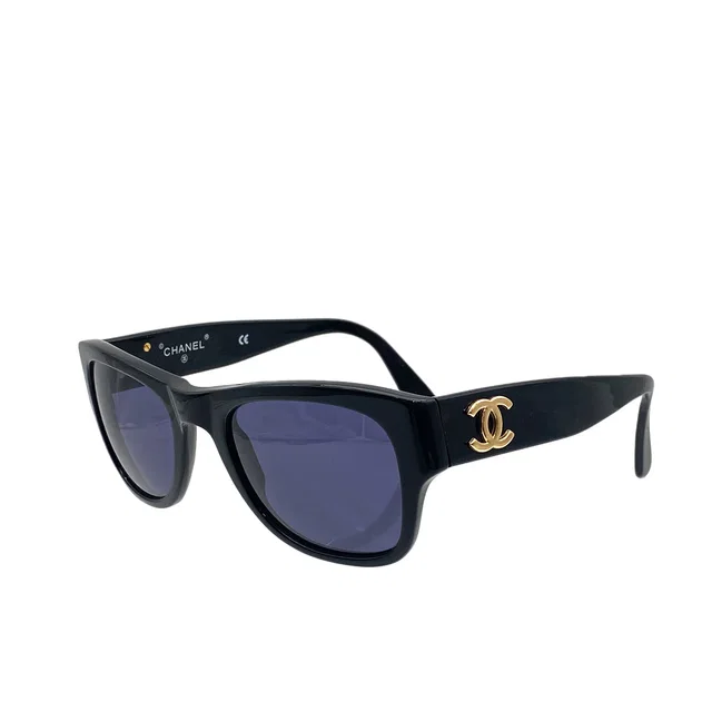 Chanel Cocomark Sunglasses Black Eyewear in Black from Luxury Promise