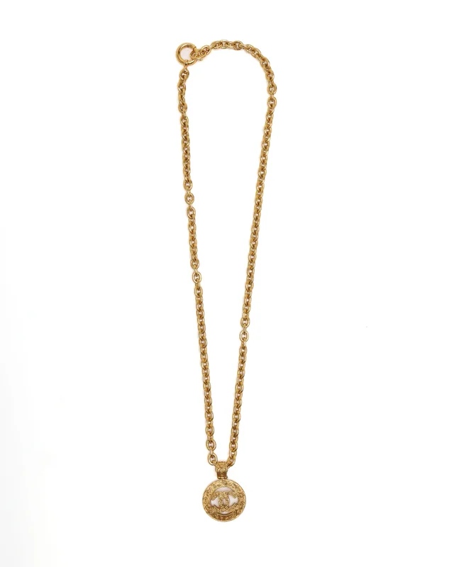 Chanel Vintage Coco Mark Necklace from A Retro Tale, photo 2 of 4