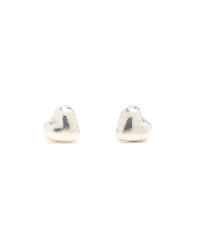 Tiffany & Co. Heart Silver Earrings in Silver from A Retro Tale