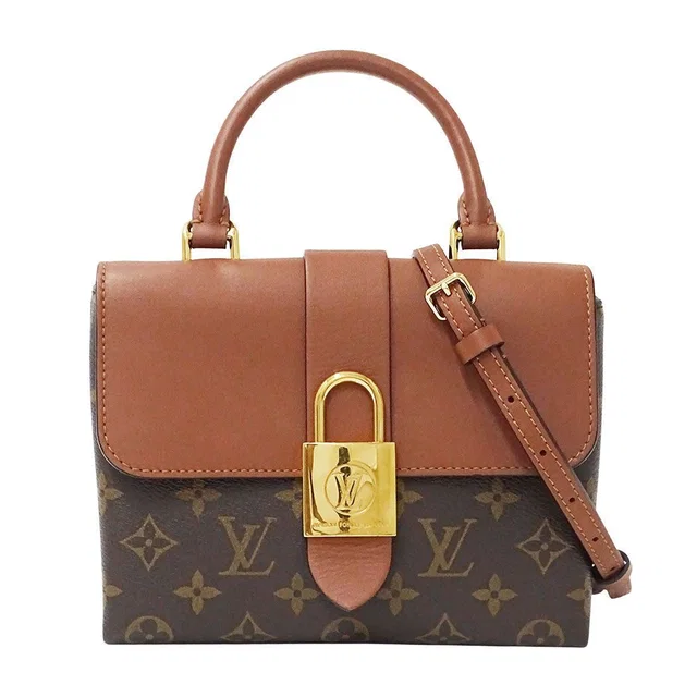 Louis Vuitton 2-Way Shoulder Bag Monogram Canvas Locky BB Brown Handle Small in Brown Coated canvas from The Reluxe