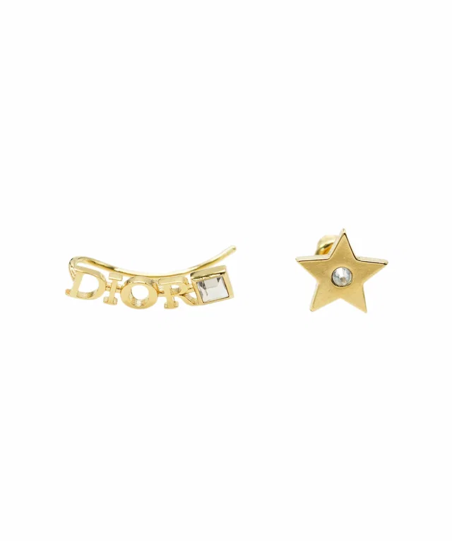 Dior Gold Star Earrings in Gold from Luxury Promise