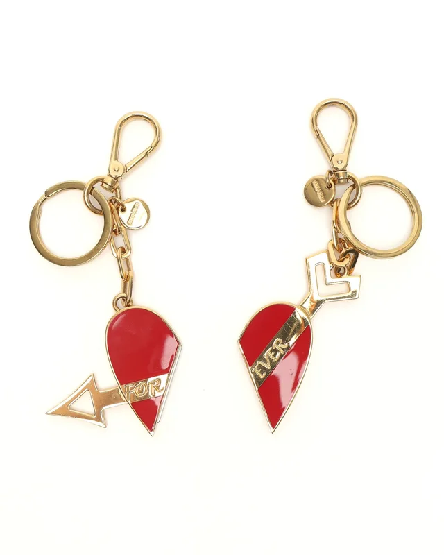 Miu Miu Heart Magnet Dual Keyring from A Retro Tale, photo 2 of 4