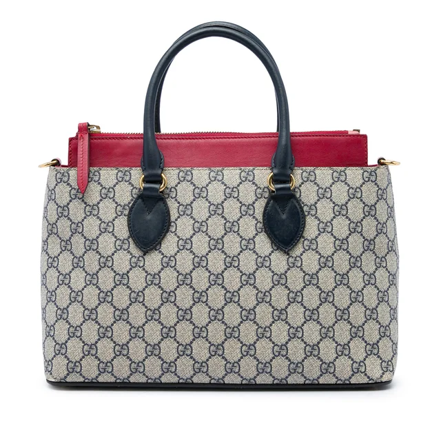 Beige Gucci GG Supreme Linea A Satchel in Beige Coated canvas from Designer Revival, photo 1 of 1
