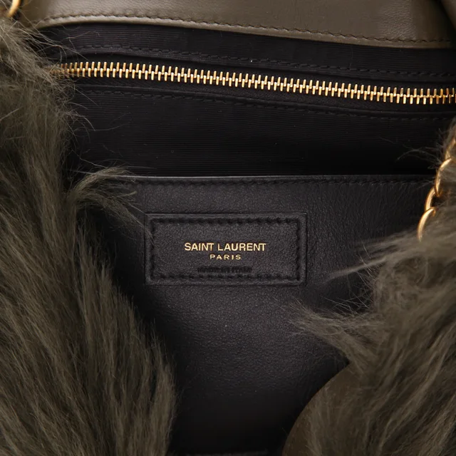 Saint Laurent Jamie handbag in Green Leather from Collector Square, photo 4 of 5