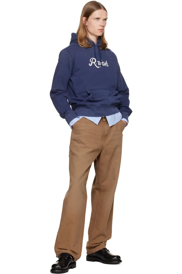 Polo Ralph Lauren Navy 'The Ralph Logo' Hoodie, photo 4 of 4 from SSENSE