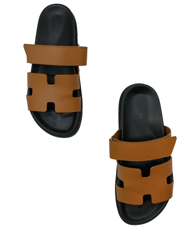 Hermès Chypre Natural size 40 in Beige Leather from Luxury Promise