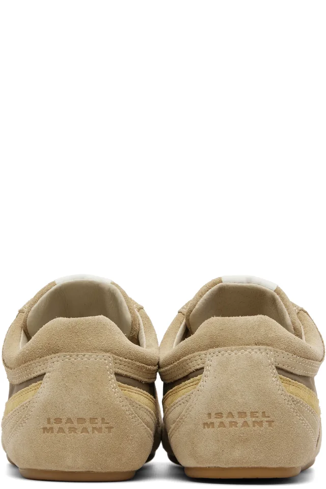 Isabel Marant Khaki Senny Low Sneakers, photo 2 of 5 from SSENSE