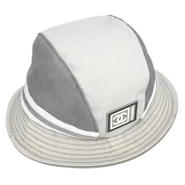 Chanel Sports Line Bucket Hat #M in Nylon from AMORE Vintage Tokyo