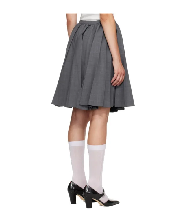 SHUSHU/TONG High-Waist Pleated Skirt, photo 4 of 4 from SENSER