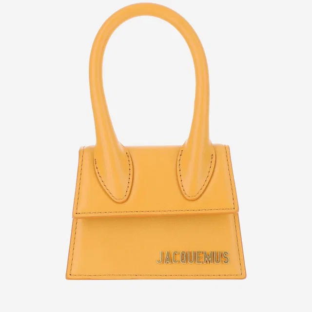 Jacquemus Top Handle Bag — Beige Leather in Beige Leather from HEWI