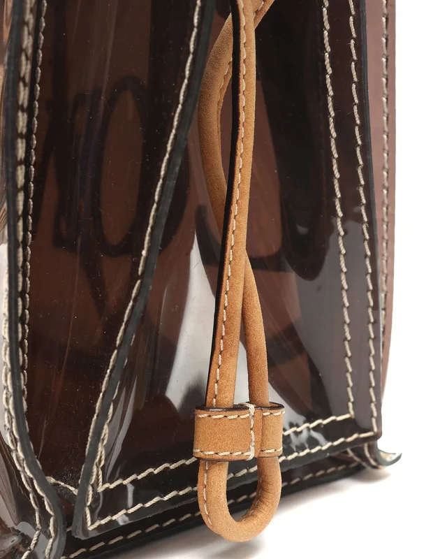Loewe Transparent Amazona Tote Bag in Leather from A Retro Tale, photo 6 of 8