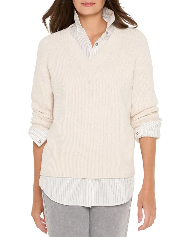 NIC+ZOE Shaker Stitch Sweater, image 1 of 1 from Gilt