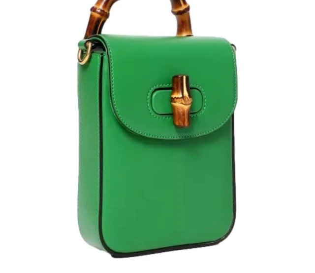 Gucci Bamboo Mini Handbag in Leather from Snagged&Bagged, photo 3 of 10