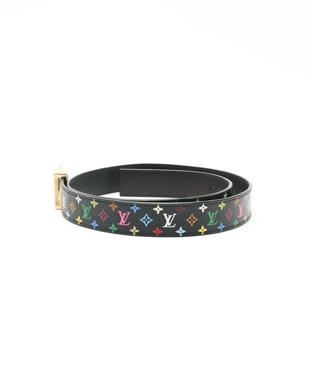Louis Vuitton Murakami Leather Belt, Size 85 in Leather from A Retro Tale, photo 2 of 6