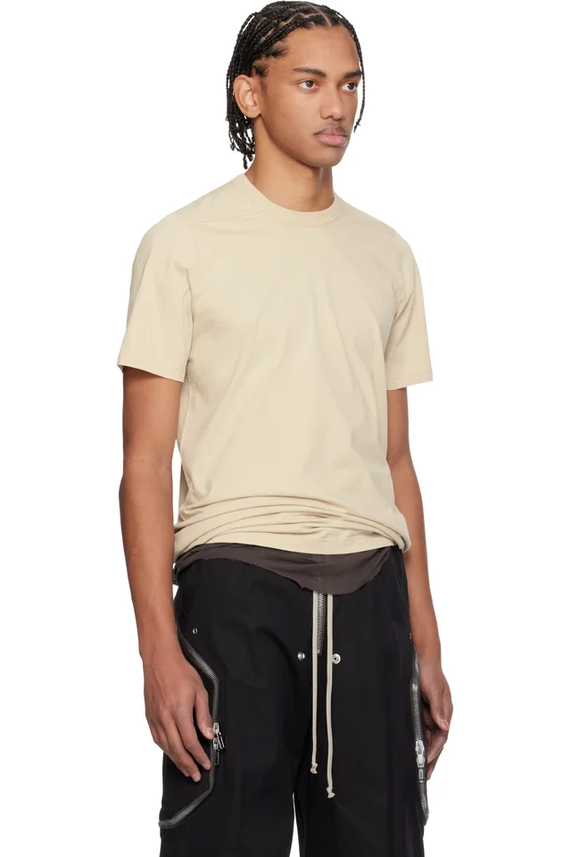 Rick Owens Off-White Temple Level T-shirt, photo 2 of 2 from SSENSE