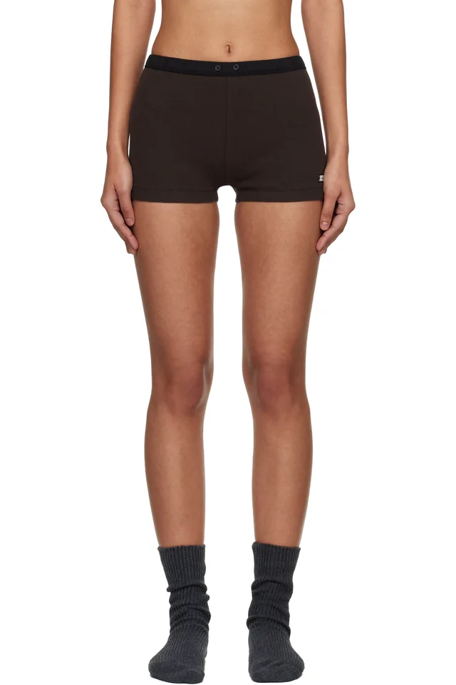 Brown Lounge Shorts, image 1 of 1 from SSENSE