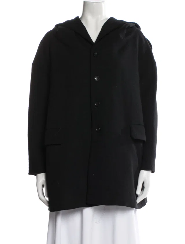 Comme des Garçons peacoats in black from The RealReal