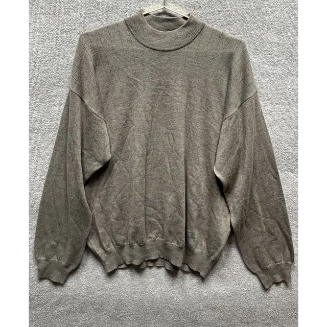 Ponte Vecchio Merino Wool Mock Neck Pullover Sweater Mens Xl Beige Euc Italy in brown|neutral Wool from Poshmark