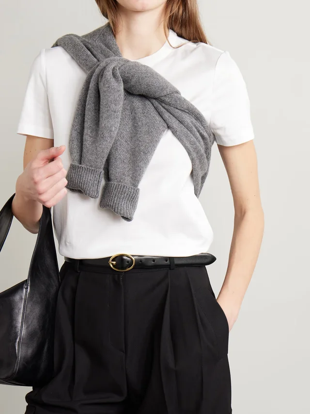 ANDERSON'S Leather belt in Black, photo 2 of 2 from NET-A-PORTER (Canada)