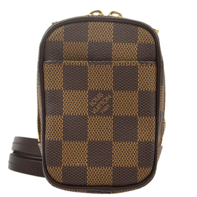 Louis Vuitton 2007 Damier Etui Okapi PM Camera Case N61738 in Canvas from AMORE Vintage Tokyo