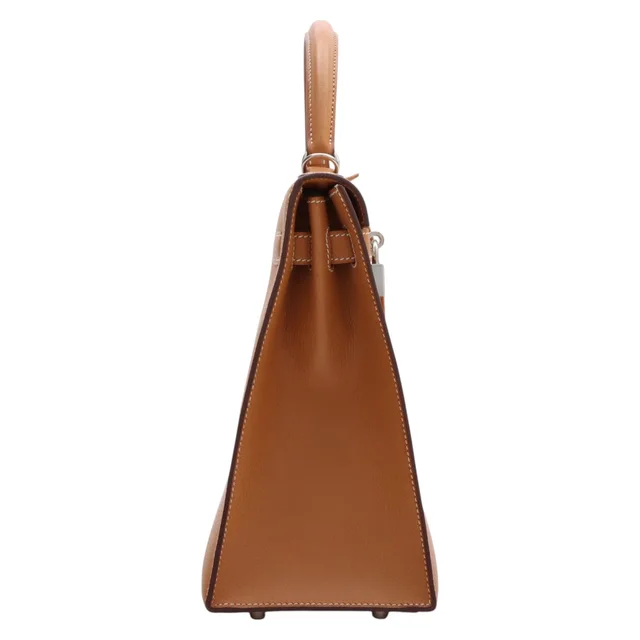 Hermès 2004 Kelly 32 Natural Sable in Beige from VINTAGE QOO TOKYO, photo 2 of 21