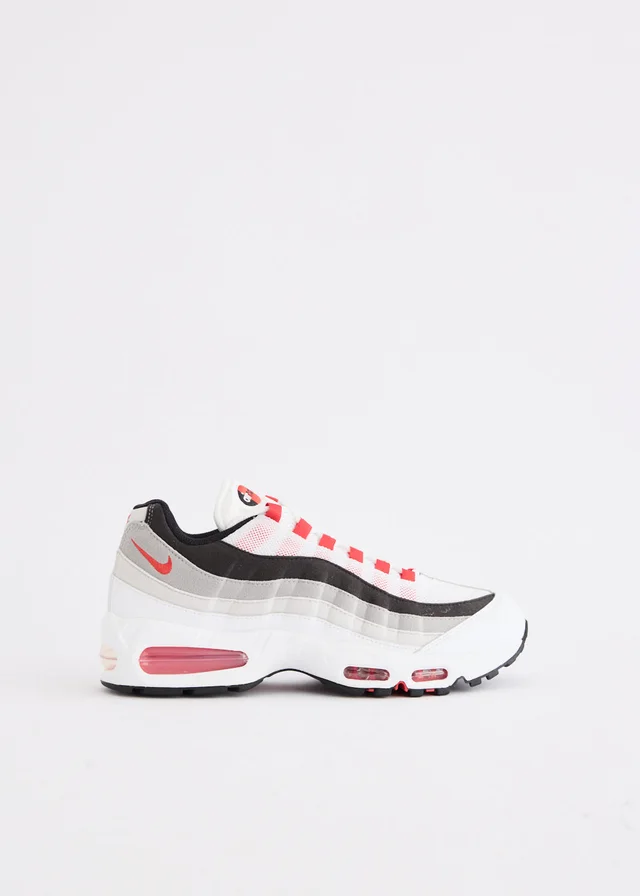 Nike Air Max 95 Premium 'Red Comet' Sneakers in White from Incu, photo 1 of 1