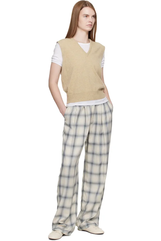 Collina Strada Off White Catchfly Trousers, photo 4 of 4 from SSENSE