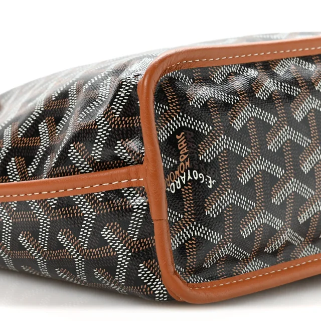 Goyard Goyardine Reversible Mini Anjou Black Gold in Black Coated canvas from FASHIONPHILE, photo 14 of 17
