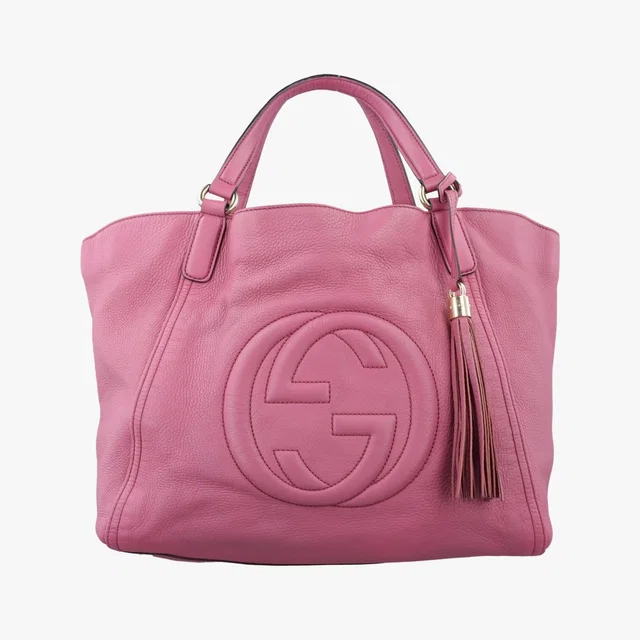 Gucci Soho Pink Leather in Pink Leather from The Reluxe