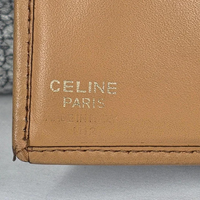 Celine Women's Wallet - Brown/Tan in red|neutral|brown from Depop, photo 5 of 8