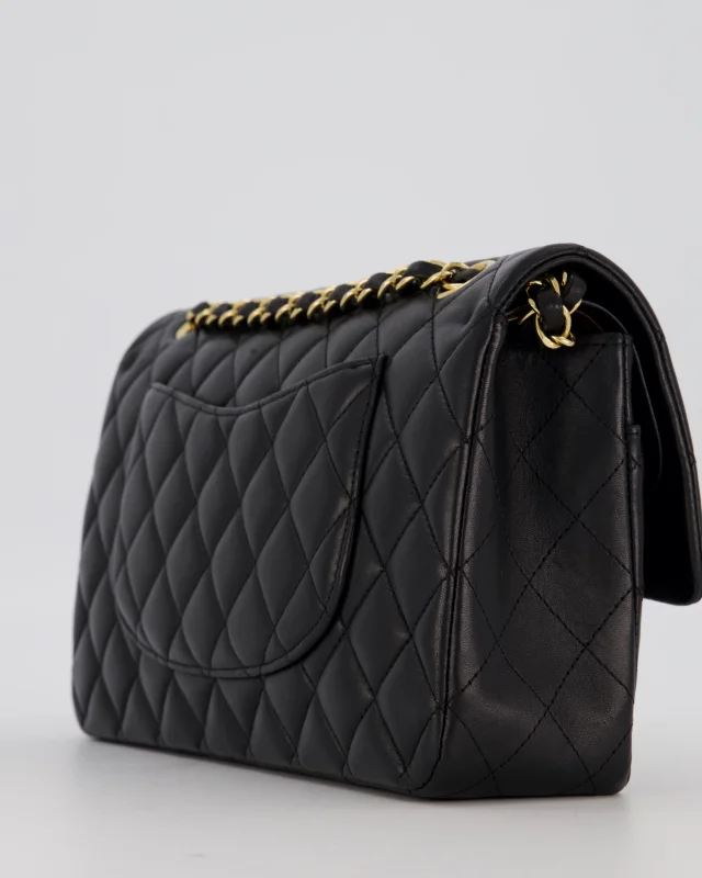 Chanel Medium Classic Double Flap Bag in Black Lambskin from Sellier, photo 12 of 19