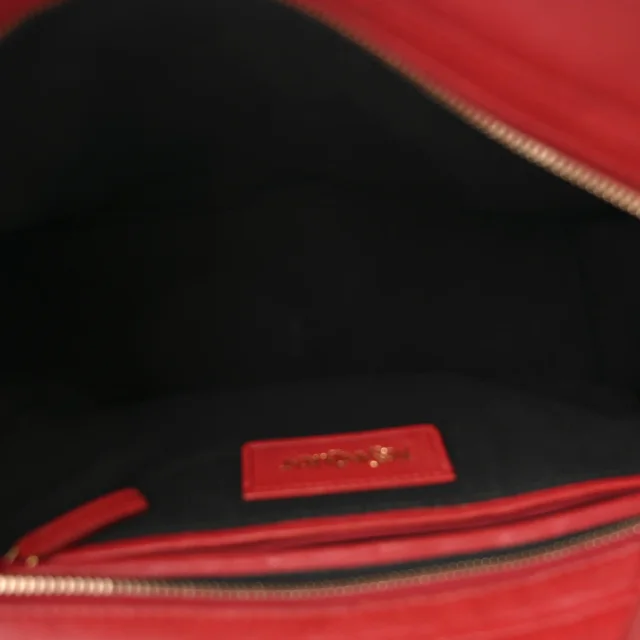 Saint Laurent Sheepskin Small Cabas ChYc Red in Red Leather from FASHIONPHILE, photo 5 of 13