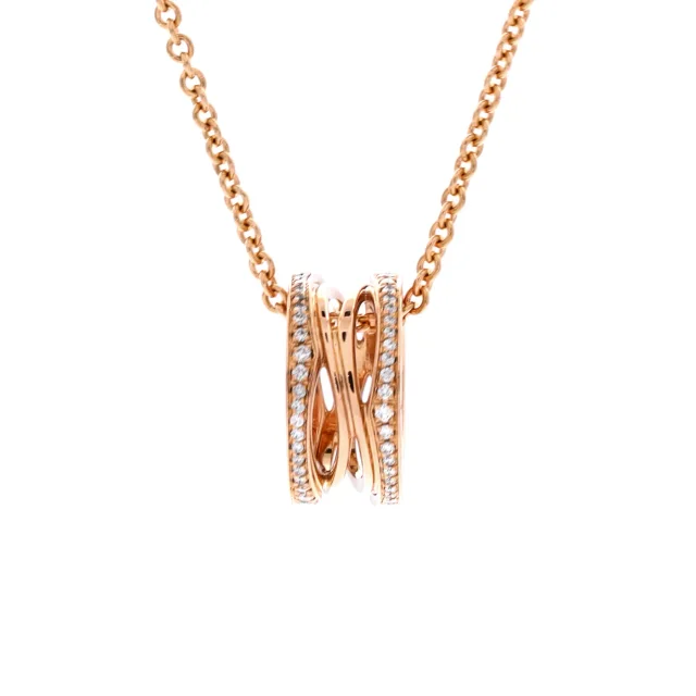 Bvlgari B.Zero1 Open Design Legend Zaha Hadid Pendant Necklace in gold from Rebag, photo 1 of 1