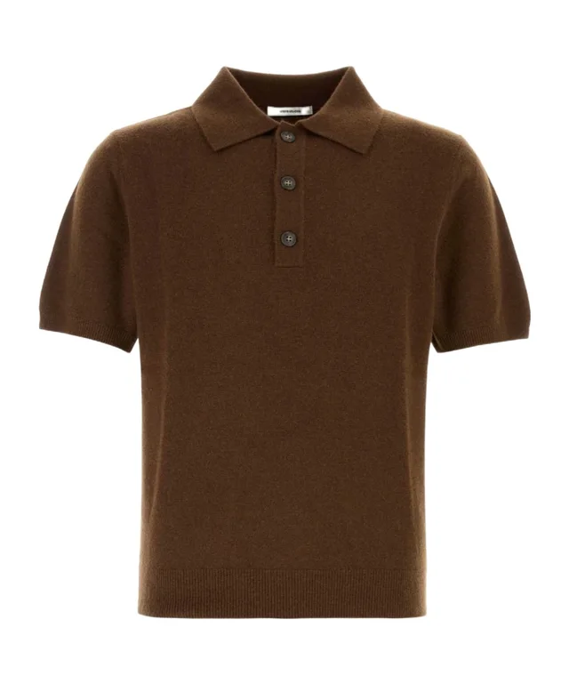 Short Sleeve Knit Polo Shirt