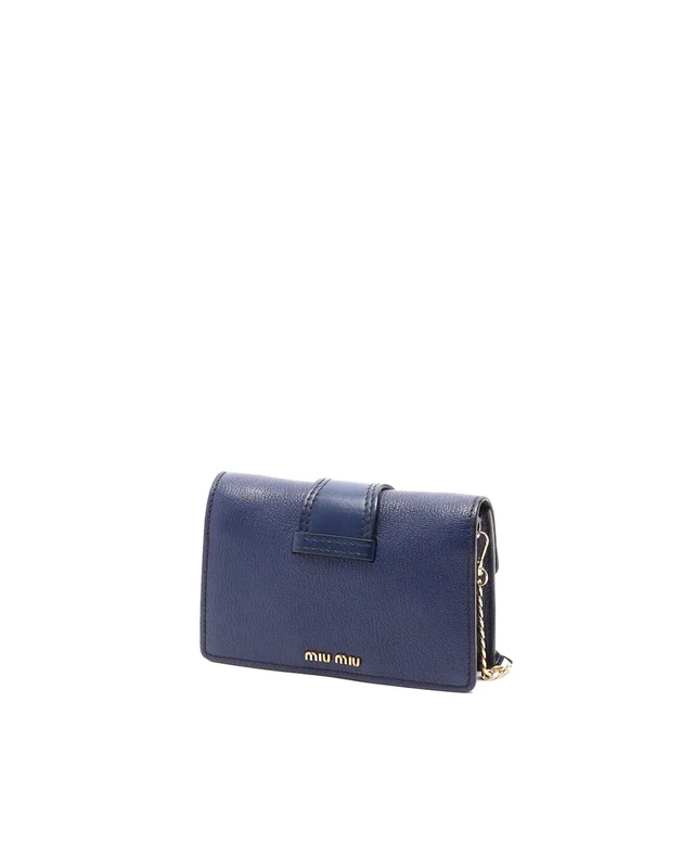 Miu Miu Crystal Embellished Madras Bag in Leather from A Retro Tale, photo 3 of 10