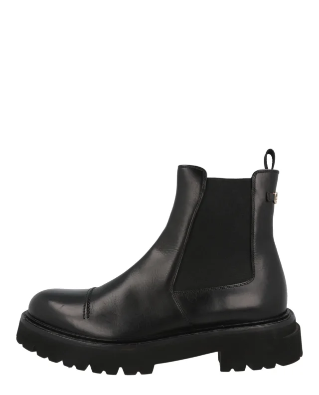 Salvatore Ferragamo George 2 Chelsea Boots in black, photo 6 of 6 from ShopSimon