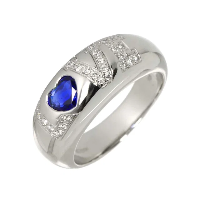 Chopard Love Sapphire Diamond Ring 18K WG 750 Size8.25(US) 90322523 from Luxury Promise