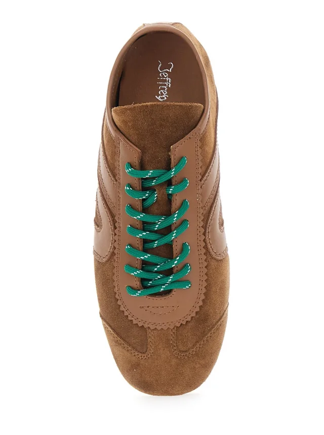 JEFFREY CAMPBELL Sneaker 'Aleta' Brown with Contrast Leather Details for Women in Brown, photo 7 of 8 from Gaudenzi Boutique