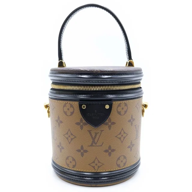 Louis Vuitton Monogram Reverse Cannes 2-Way Shoulder Bag Brown Leather in Brown Leather from The Reluxe