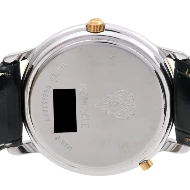 Gucci Round Logo Face Watch 8200JR Quartz Black in Black Leather from VINTAGE QOO TOKYO, photo 7 of 8