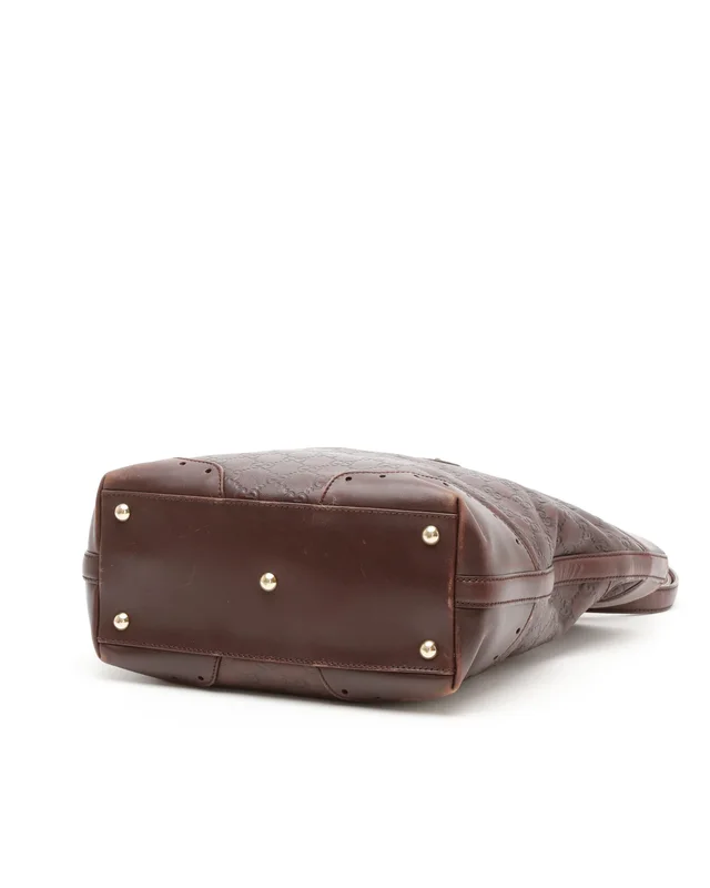 Gucci Guccissima Punch Tote Bag in Leather from A Retro Tale, photo 4 of 10