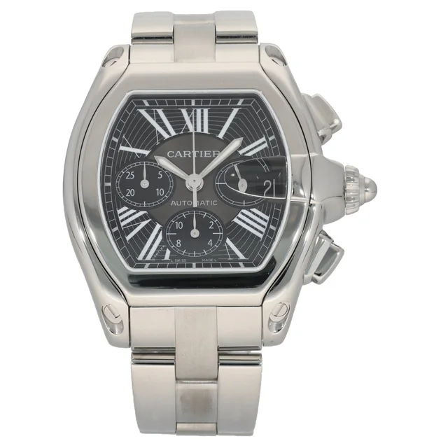 Cartier Roadster W62020X6 39mm Stainless Steel Watch from H&T