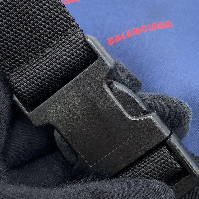 Balenciaga Explorer Belt Pack Crossbody Bag Navy/Red482389 Nylon in Navy Nylon from GALLERY RARE, photo 15 of 19