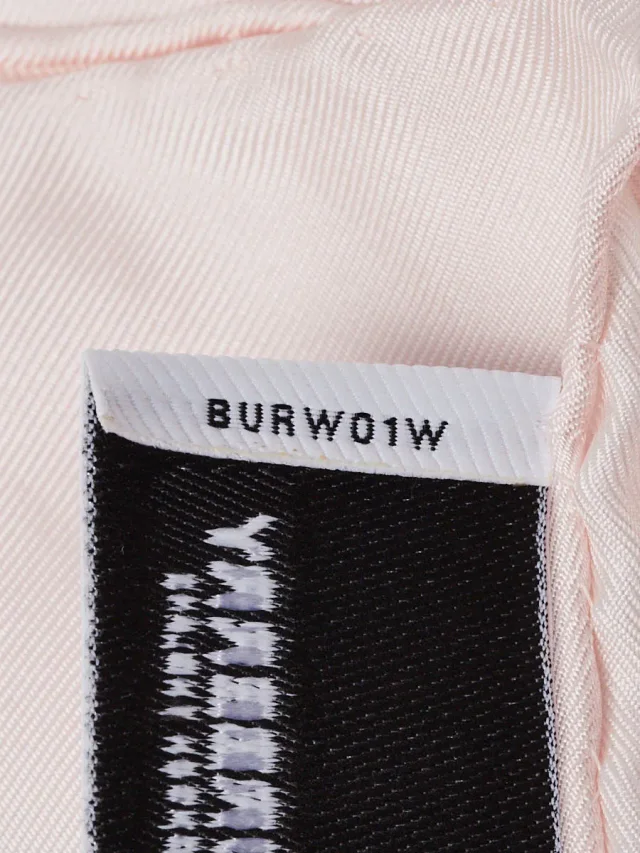 Burberry Pink/Beige Silk TB Print Square Scarf in Beige Silk from Yoogis, photo 2 of 4