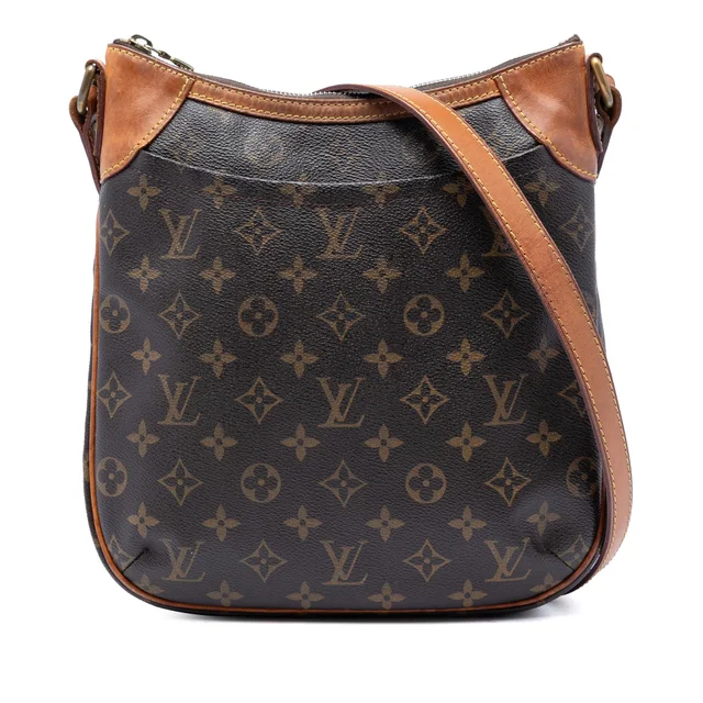Brown Louis Vuitton Monogram Odeon PM Crossbody Bag in Brown Coated canvas from Designer Revival