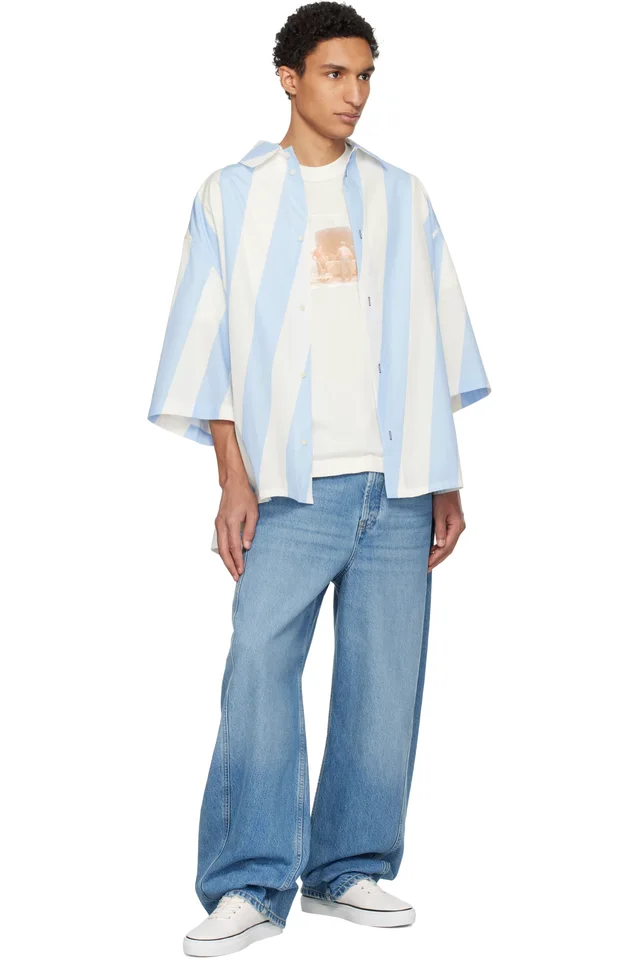 JACQUEMUS Off-White 'The Féfé' Sneakers, photo 5 of 5 from SSENSE