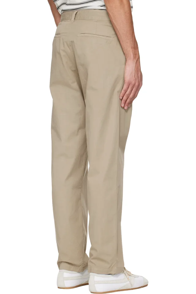 A.P.C. Beige Lawrence Trousers, photo 3 of 4 from SSENSE