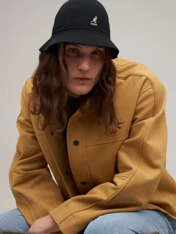 Kangol Wide-brimmed bucket hat in 60% Modacrylic, 40% Polyester, 100% Nylon, photo 4 of 6 from LUISAVIAROMA